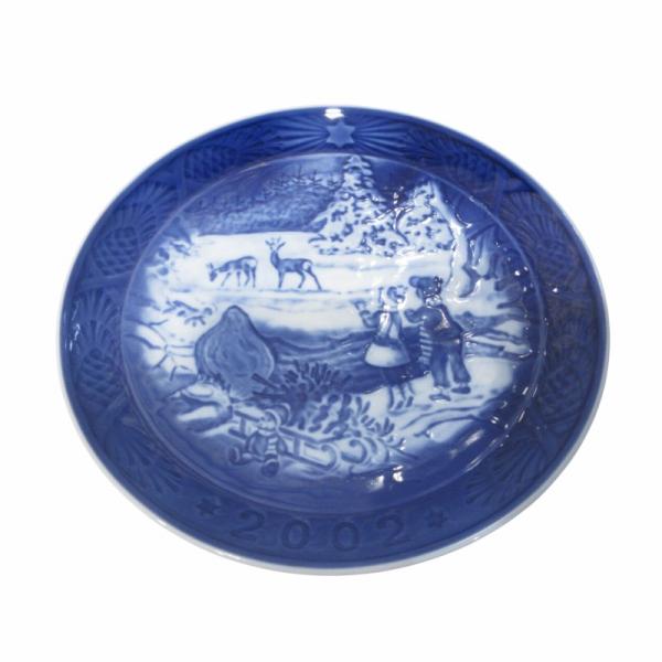 ロイヤルコペンハーゲン ROYAL COPENHAGEN イヤープレート 2002年 WINTER ...