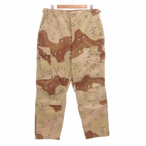 アメリカ軍 US ARMY 80s 83年製 BDU トラウザーパンツ カーゴ デザートカモ 迷彩 ...