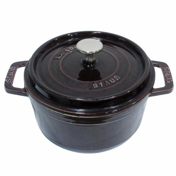 ストウブ STAUB ピコ ココット ラウンド 18cm 両手鍋 茶 ブラウン 系 079 その他