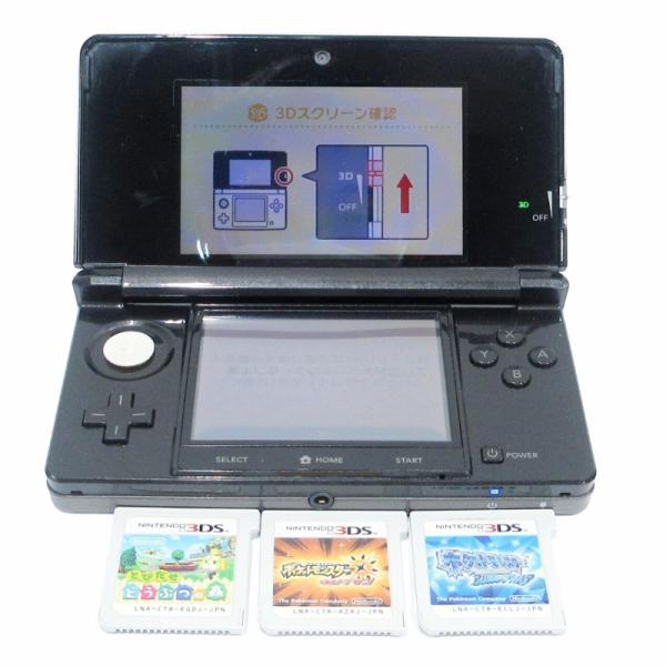 Nintendo ニンテンドー3DS CTR-001 本体 とびだせ！どうぶつの森 ポケットモンスタ...