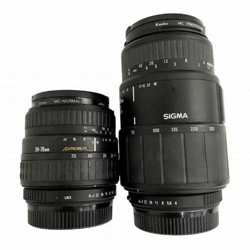 シグマ SIGMA レンズ セット DL MACRO 70-300ｍｍ 1:4-5.6 Φ58・AS...
