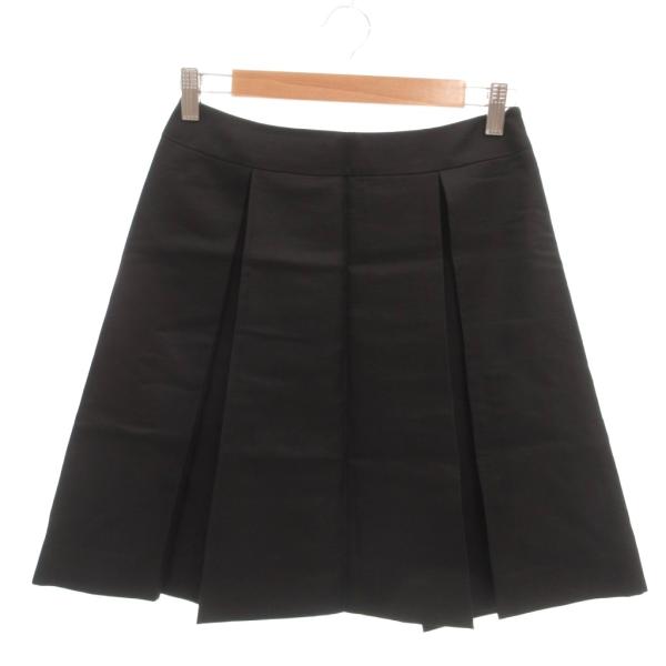 ヴィヴィアンタム VIVIENNE TAM 美品 プリーツスカート ミニ 0 黒 ブラック /YJ ...