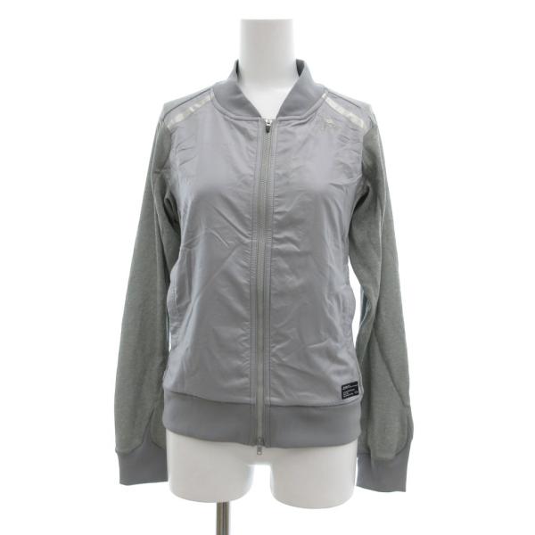 オークリー OAKLEY ジャージ ジップアップブルゾン ロゴ刺繍 S グレー /JS ■YHS16...