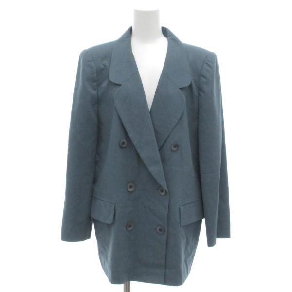 レリアン Leilian オリジナル テーラードジャケット ダブルブレスト クローバーリーフラペル ...