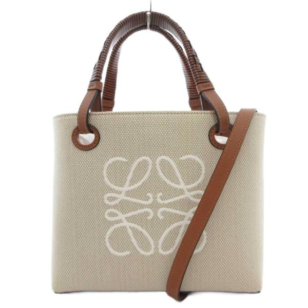 未使用品 ロエベ LOEWE ANAGRAM TOTE MINI BAG トートバッグ ショルダー ...