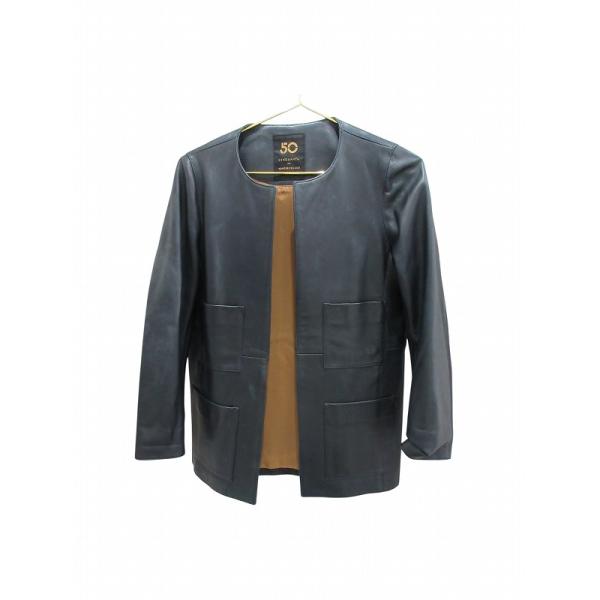 チンクアンタ Cinquanta ジャケット レザー トゥモローランド 38 レディース
