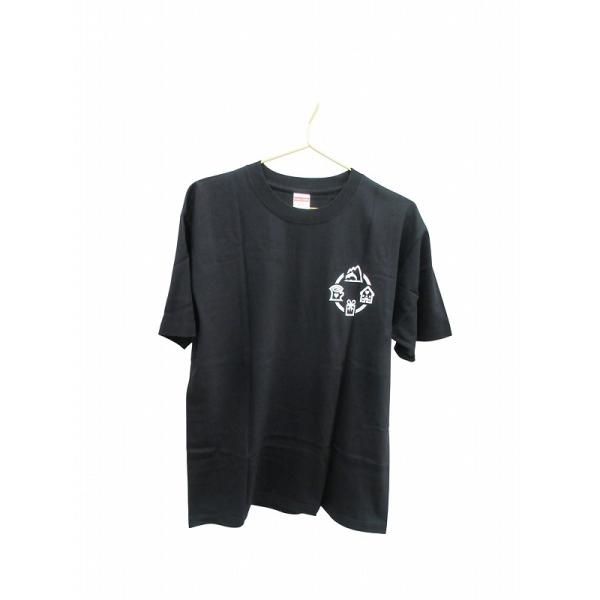 UnitedAthle Tシャツ 半袖ハードロック黒 メンズ