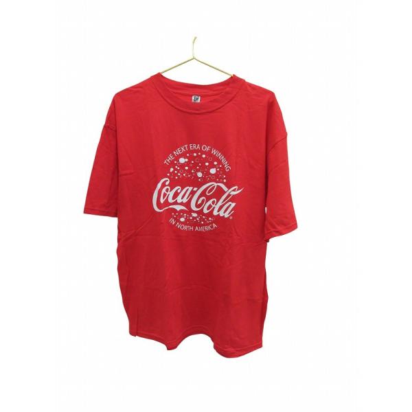 未使用品 Tシャツ 半袖 コカ・コーラ レッド 2XL メンズ