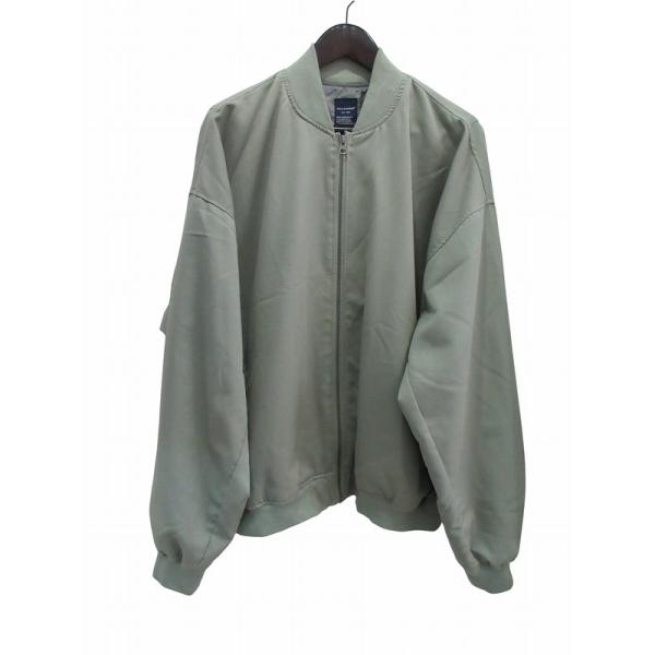 バックナンバー BACK NUMBER ブルゾン MA-1 カーキ L メンズ