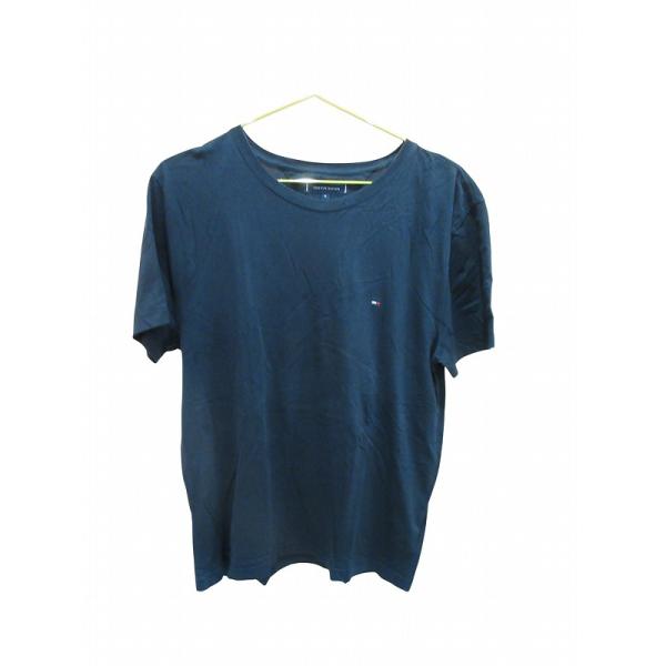 トミーヒルフィガー TOMMY HILFIGER Tシャツ 半袖ブラック メンズ