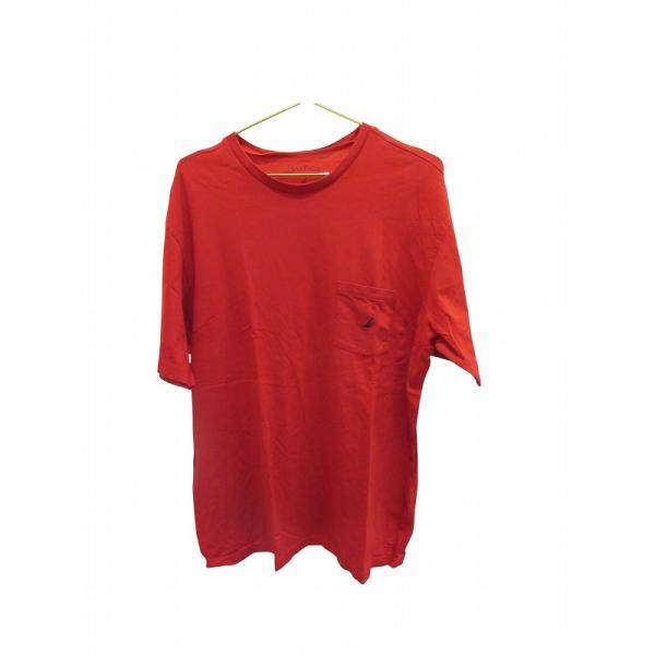 ノーティカ NAUTICA Tシャツ 半袖レッド メンズ