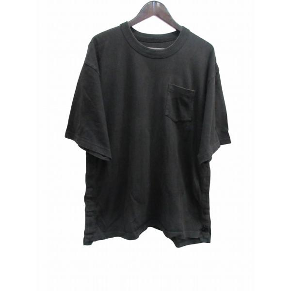 サカイ sacai Tシャツ 半袖 ブラック SCM-073 綿 4サイズ メンズ