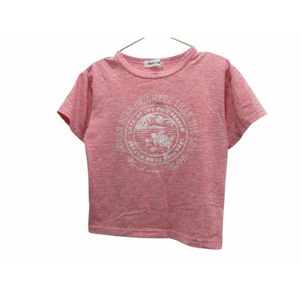 ノイユ noeil トップス キッズ 男の子 Tシャツ 半袖 ポリエステル ピンク 100サイズ キ...