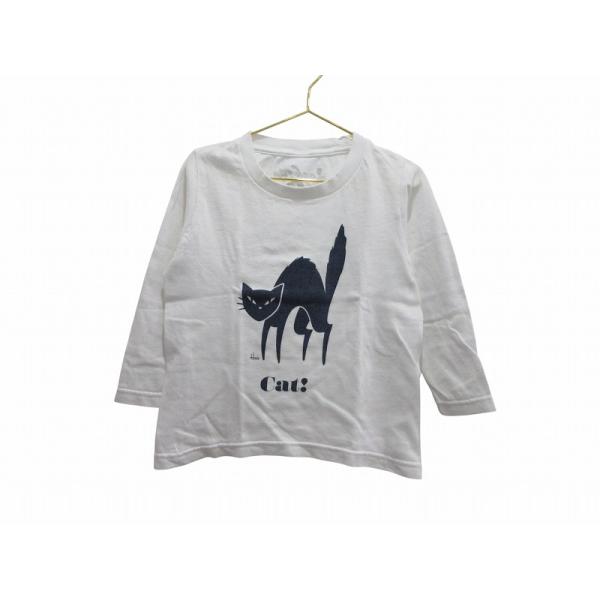 ロンハーマン Ron Herman Tシャツ 長袖 キッズ ハウスインダストリーズ 綿 ホワイト 1...