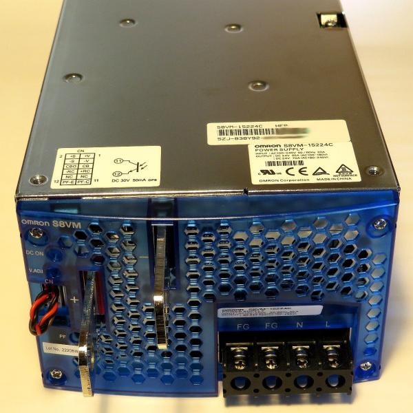 12V 65A 1500W スイッチング電源 S8VM-15224C カバー付き オムロン AC10...