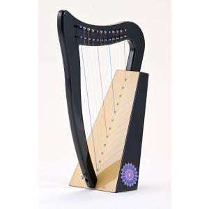 リリー ハープ ピンク 8弦 ナイロン弦 軽量 小型ハープ : Grace Harp