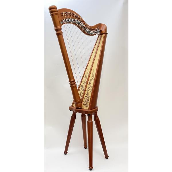 乙女ハープ Antique アラベスク/アクイラ弦 28弦 ハープ レバーハープ アイリッシュハープ