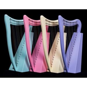 パステルハープ ストラップ付き 15弦 ナイロン弦 軽量