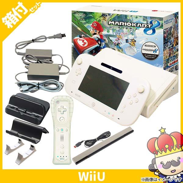 【ポイント5倍】Wii U マリオカート8 セット 本体 シロ 白 中古 付属品完品