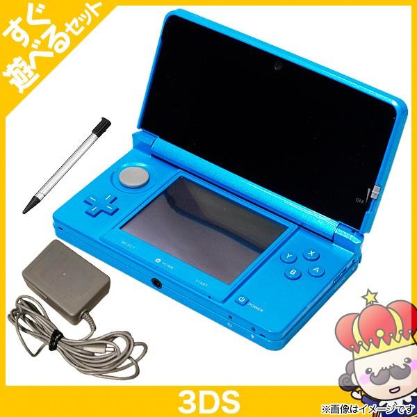 3DS ニンテンドー3DS ライトブルー（CTR-S-BDBA） 本体 すぐ遊べるセット Ninte...