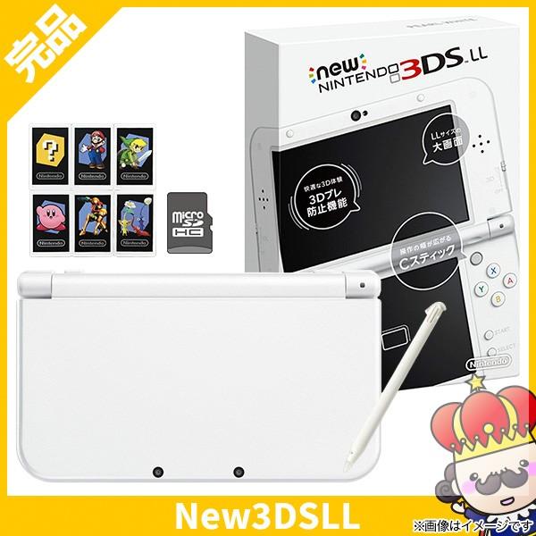 【ポイント5倍】New3DSLL Newニンテンドー3DS LL パールホワイト 本体 完品 外箱付...