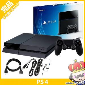 【ポイント5倍】PS4 プレステ4 プレイステーション4 ジェット・ブラック 500GB (CUH-1100AB01) 本体 完品 外箱付 PlayStation4 SONY ソニー 中古｜vegas-online