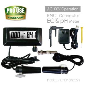 ALTEP-BNC55A　BNC EC&pH コンボメーター 0.00-14.00pH/0-19.99mS/cm　常時計測/AC100V｜vegefarm