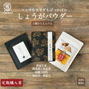 生姜パウダー 生姜 しょうが しょうがパウダー 粉末 選べる生姜パウダー九州産黒蒸し生姜10パック