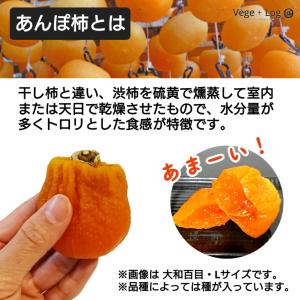 甲州名産 山梨県産 あんぽ柿 秀品 3袋(9~...の詳細画像1