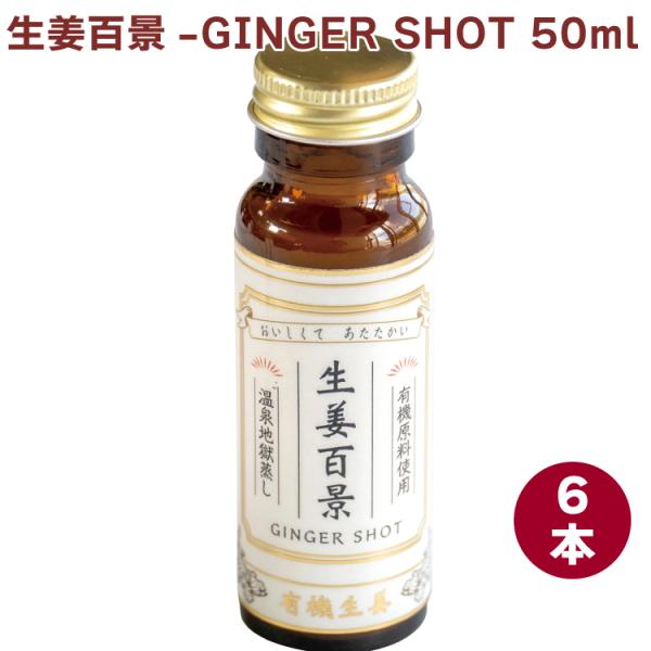 後藤製菓 生姜百景-GINGER SHOT 50ml 6本 送料込