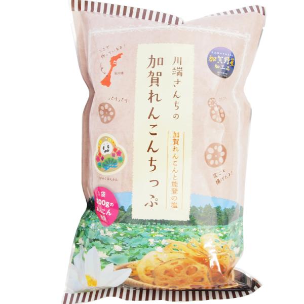 蓮だより 川端さんちの加賀れんこんチップ 60g 6袋 送料込