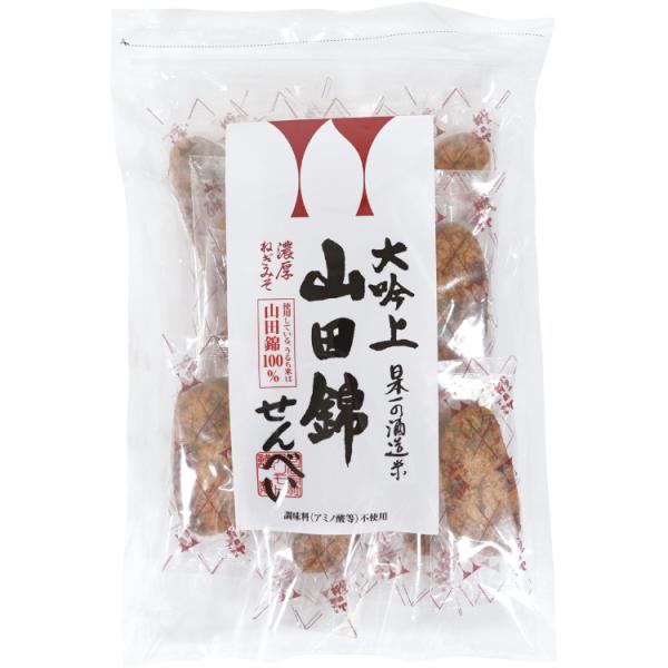 アリモト　山田錦せんべい 濃厚ねぎみそ 25枚入×6パック　送料込