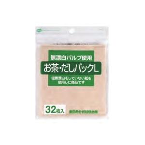 ゼンミ お茶だしパックL無漂白タイプ 32枚入　12個