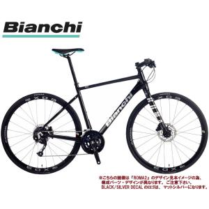 2023 BIANCHI ビアンキ ROMA 3 DISC ローマ3ディスク BLACK/SILVER DECAL 油圧ディスクブレーキ