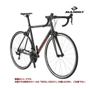 (選べる特典付)2024 BASSO バッソ MONZA モンツァ R7000 ブラックフルオオレンジ 2×11S ロードバイク｜自転車館びーくる