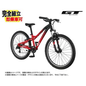(特典付き!)GT ジーティー STOMPER HT PRIME 24 ストンパーHTプライム24 レッド 7段変速 24インチ ジュニアバイク(推奨身長：130-145cm)
