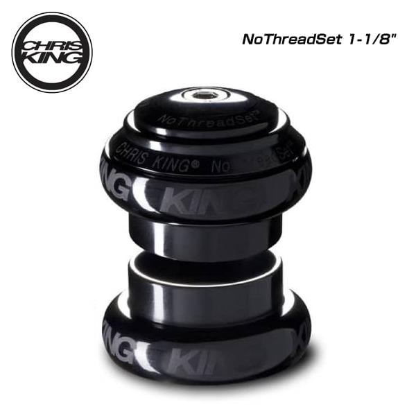 CHRIS KING クリスキング NOTHREADSET 1-1/8 ブラック(FB0045)(0...