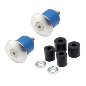 GIZA ギザ BARENDCAP バーエンドキャップ Alloy End Plugs アルエンドプラグ シルバー