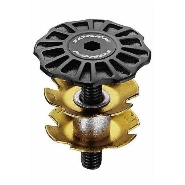 TOKEN トーケン TK291 CNC ALUMI TOP CAP アルミトップキャップ ブラック...