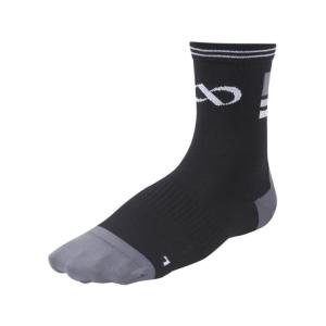 (メール便対応商品)R×L アールエル BIKE GRIP HARD SOCKS バイク グリップ ハード ソックス ラウンド(TBK-550R)ブラック/グレー 男女兼用 ソックス｜vehicle