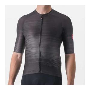 (即納あり)CASTELLI カステリ AERO RACE 6.0 JERSEY エアロレース 6.0 半袖ジャージ ライトブラック メンズ ウェア｜vehicle