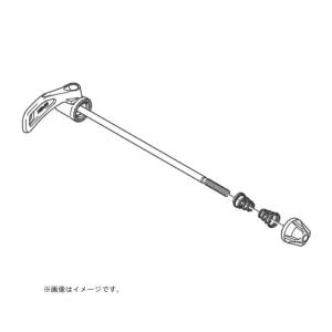 (メール便対応商品)SHIMANO シマノ QUICK RELEASE LEVER クイックリリース レバー リア用 WH-R500