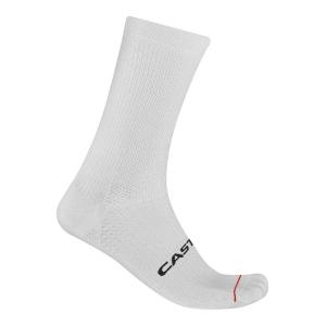 (即納)(メール便対応商品)CASTELLI カステリ ESPRESSO 18 SOCK エスプレッソ 18 ソックス(型番：4525026)ホワイト｜自転車館びーくる