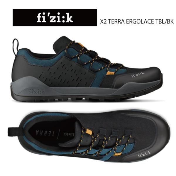 fizik フィジーク X2 TERRA ERGOLACE テラ エルゴレーサー ティールブルー/ブ...