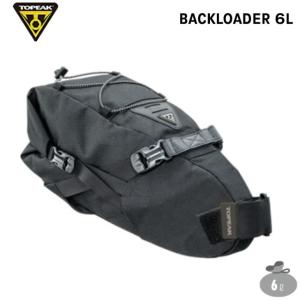 TOPEAK トピーク BackLoader 6L バックローダー 6リットル ブラック サドルバッグ (BAG41104)(4710069682562)｜vehicle