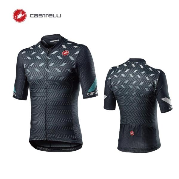 (即納)CASTELLI カステリ AVANTI JERSEY MEN&apos;S DARK GRAY アヴ...