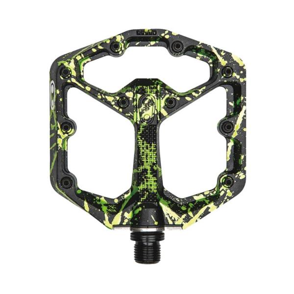 crankbrothers クランクブラザーズ PEDAL STAMP7 SPLATTER LIME...