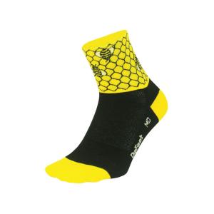 (メール便対応商品)DEFEET デフィート AI 3"  Aireator 3インチ ソックス Bee Aware ビー アウェア｜vehicle