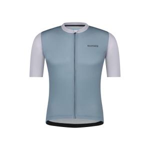 (即納)(メール便対応商品)SHIMANO シマノ ARIA SHORT SLEEVE JERSEY アリア ショート スリーブ ジャージ トランスペアレントブルー メンズ｜vehicle