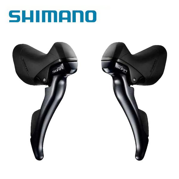 SHIMANO シマノ SORA R3000 ST-R3000 左右レバーセット 2X9S 付属シフ...